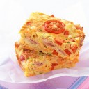 Healthy Food Recipes - Ham and vegetable Slice