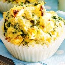 Food Recipes Idea - Corn, spinach and feta muffins