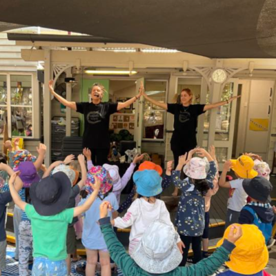 Aunty Sharon's Incursion - Learning about our Native animals and singing up Wiradjuri words to connect us to these beautiful Aboriginal lands which we all live and play upon