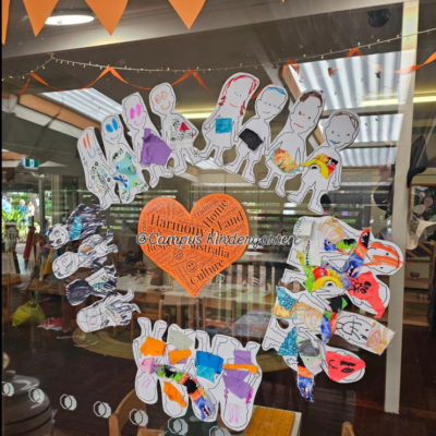 Harmony Week Art by Kindy children