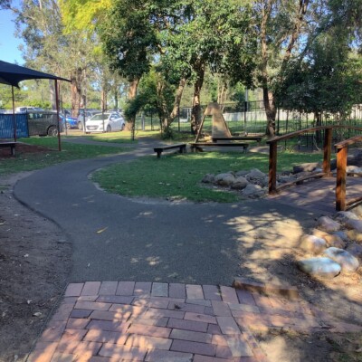 Children love to push bikes on our bike track
